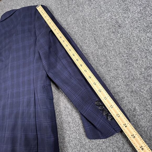 Bartorelli Napoli Blazer Mens 50 Plaid Wool Abito Sartoriale Italy Suit Jacket - Picture 8 of 8